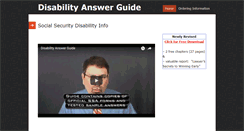 Desktop Screenshot of disabilityforms.com