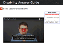 Tablet Screenshot of disabilityforms.com